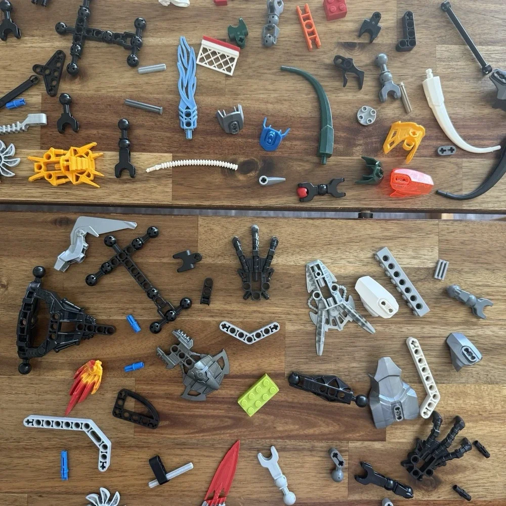 LEGO BIONICLE Hero Factory Bulk Lot of 200+ Parts Pieces 1 LB+ SEE PICTURES!